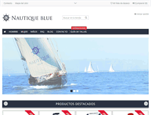 Tablet Screenshot of nautiqueblue.com